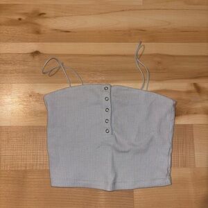 Aeropostale Light Blue Crop Top